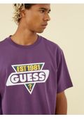 Polera Guess Go Ss Ovrszd Racer Logo Tee G4l2 Morado Guess Chile